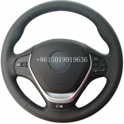 DIY Car Steering Wheel Cover for BMW F20 F45 F30 F31 F34 F32 F33 F36 2012-2018