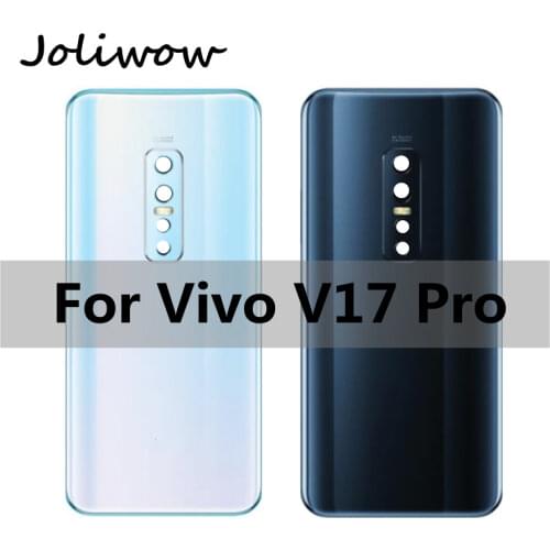 For Vivo V17 Pro Battery Cover Door Housing case Rear Glass Case with lens for vivo V17 Pro Back Battery Cover 6.44 inch