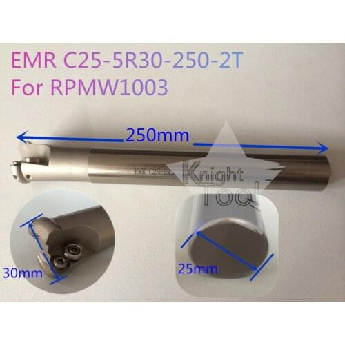 EMR C25-5R30-250-2T Round Dowel End Mill EMR Corner Rounding End Mill for RPMW1003