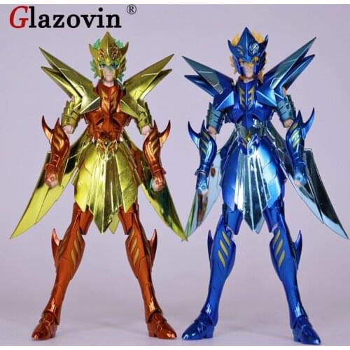 Glazovin JM Model Saint Seiya Cloth Myth EX Kraken Isaac PVC Movable Action Figure Metal Armor Model Toys For Christmas Gifts