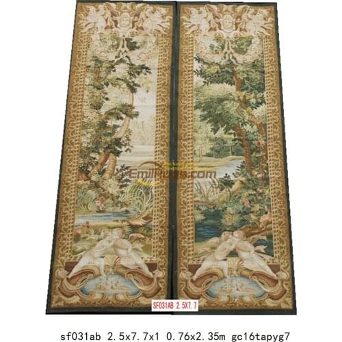Aubusson tapestry tapestry hanging wall tapestry medieval knitted tapestry curtain tapestry