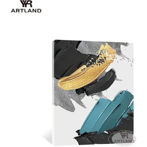 Cuadros para el hogar Thick oil picture for home decor Hand painted acrylic oil painting on canvas for living room sofa bedroom