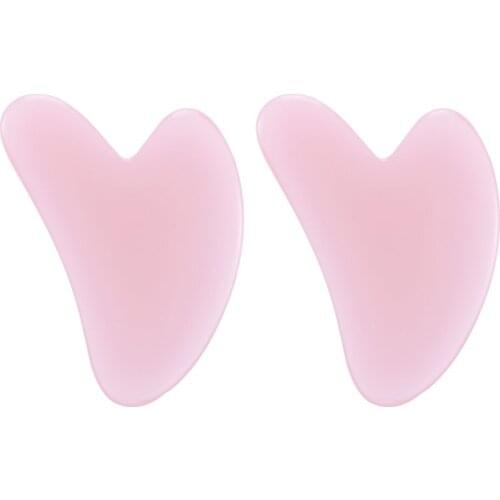 Heart-shaped Natural Resin Scraping Board Meridians Massage Body Massager Hand-held Mini Massager Massage Board