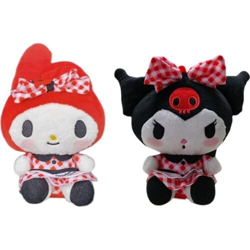 New Kawaii Cute Anime Strawberry Bunny Rabbit Plush Kids Girls Boys Stuffed Toys For Children Gifts 23CM