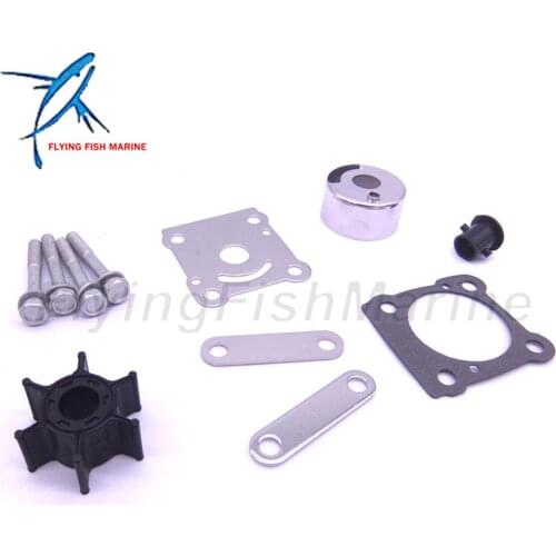 Outboard Engine 6G1-W0078-01 6G1-W0078-A1 6N0-W0078-A0 Water Pump Repair Kit without Housing for Y 6HP 8HP Boat Motor, 18-3