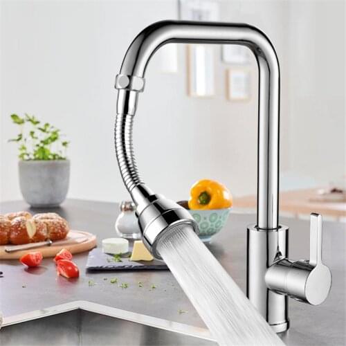 Rotatable Kitchen Filter Faucet Spray Head Tap Swivelable Anti Splash Faucet Extender Filter Nozzle Bathroom Faucet Aerator