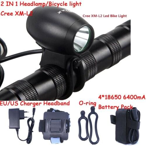 2016 New A11 2200 Lumens XM-L2 Bike Bicycle Light LED Light Flashlight Front Cycling Light Bicycle HeadLamp Headlight