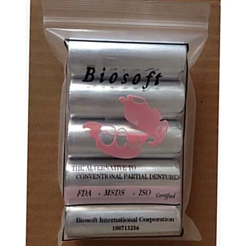 5pcs / 10pcs Dental Laboratory Flexible Local Biological Invisible Denture Invisible Pink Acrylic (with or without stripes)