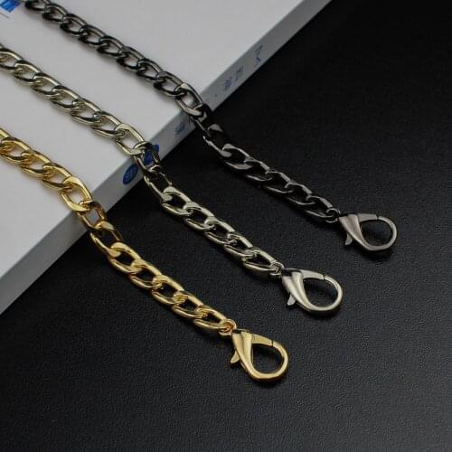 5Pcs 120CM 2.0NK Womens Fashion Fine Chain Strap For Bags Small Buckle Bag Strap For Crossbody Accessories For Handbags