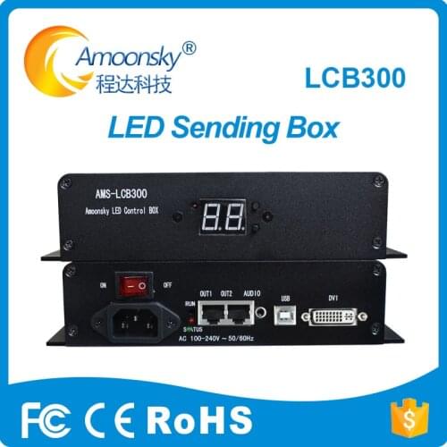 Ams -lcb300 linsn tri-color asynchronous sending box with ts802d ts802 card linsn sending card