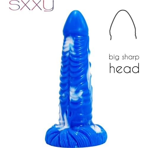 SXXY Butt Plug Round Head Anal Sex Toys Climax Clitoral Stimulation Massage Dildo Penis Masturbator Sensation Waves Suction Cup