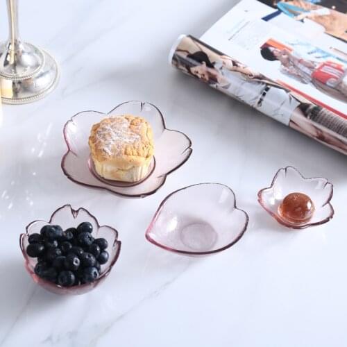 Cherry dish fruit bowls salad bowl Japan style glass dinnerwares dinner plates bandeja assiette prato serving tray placa