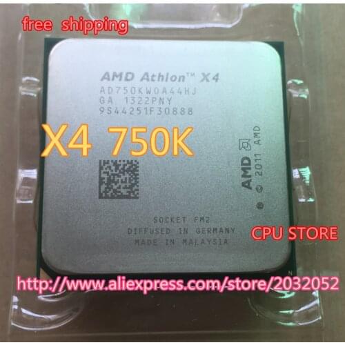 AMD Athlon II X4 750K x4 750K (3.4GHz 4MB 4 cores Socket FM2 904-pin)AD750KWOA44HJ Quad-Core CPU can work