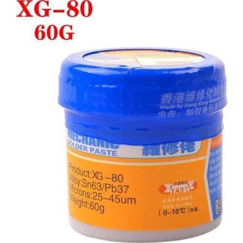 Soldering Paste Flux XG-30/50/80+5 Pcs Dispensing Piston Push Rods+1pcBGA Stainless Steel Welding Scraper+XG-Z40 Soldering Work