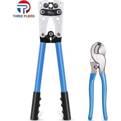 HX-50B cable crimpercable crimping tool wire crimper hand tool set ratchet terminal crimp pliers for 6-50mm² 1-10AWG