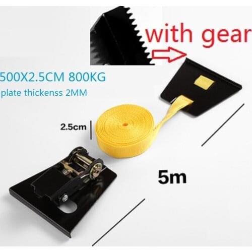 Floor installation tool tensioner tightening quartz stone fixing rope with iron plate hook and floor tile