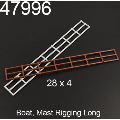 Building Blocks 47996 Technical parts 4x28 fence guardrail ship mast 1 PCS MOC Compatible With brands toys for children