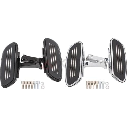 Motorcycle Rear Foot Pegs Footrests Footboard Mount Bracket Sets For Harley Touring Electra Glide Road King 1993- 2018