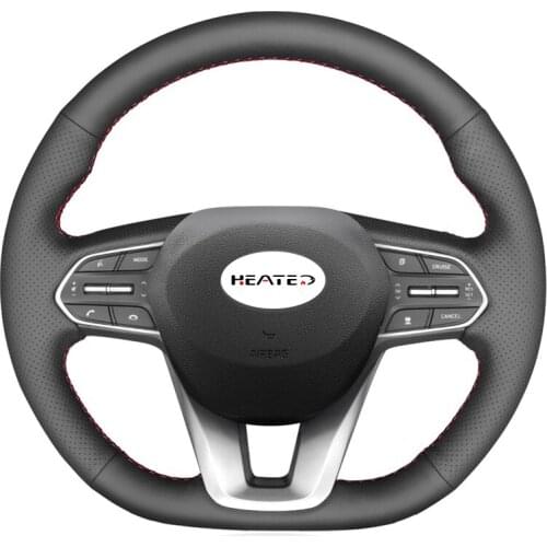 Braiding Cover for Steering Wheel for Hyundai Santa Fe 2019 Steering Wheel Cover for Hyundai