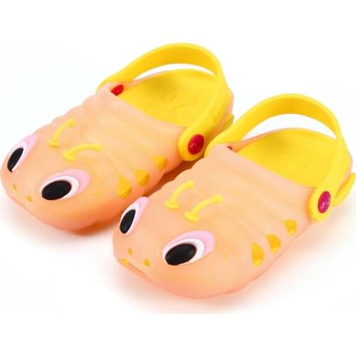 Summer LED Childrens Sandals Girl Slippers Home Kid Shoes Boy Sandals Luminous Children Lighting Beach Soft Non-slip