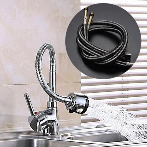 360 degree rotation Solid Brass Kitchen Mixer Cold and Hot Kitchen Tap Single Hole Water Tap Kitchen Faucet