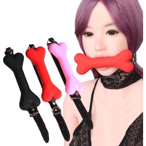 Dog Bone Mouth Gag Oral Sex Bone Mouth Plug Bdsm Bondage Restraints Open Mouth Ball Sex Toys Adult Games Fetish Adult Sex Games