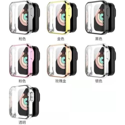 Ultra-Slim TPU Watch Case Skin Protective Cover for -Xiaomi Mi Watch Lite Global Version for Redmi Watch Accessories