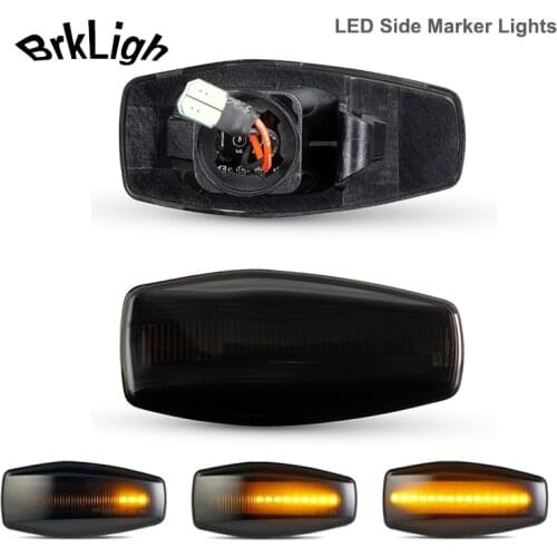 2Pcs LED Dynamic Side Marker Light Turn Signal Lamps For KIA Rio 2 Amanti Carnival 3 Sedona 2 3 Sportage Opirus Picanto Morning