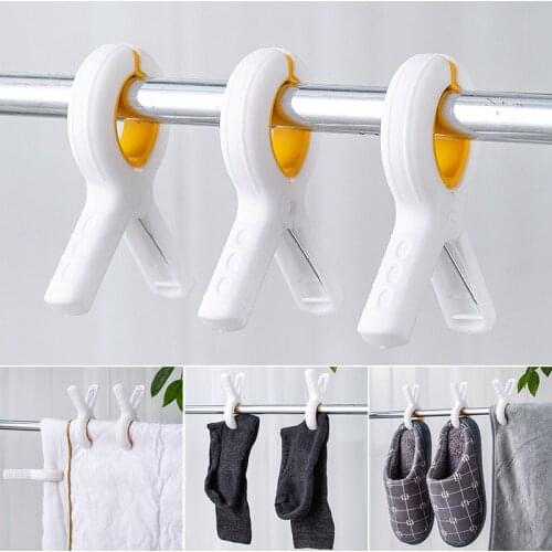 3pcs Clips Windproof Pegs Large Clamp For Clothes Beach Towel Home Drying Racks xqmg Clothes Pegs Laundry Storage Organizatio