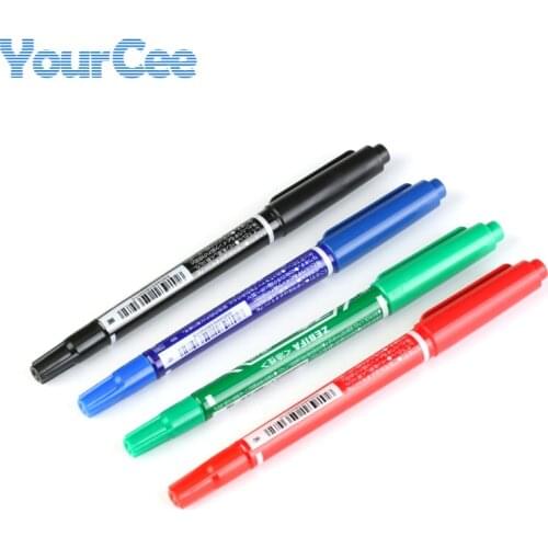 5 pcs CCL Anti-etching PCB Circuit Board Ink Marker Double Pen Blue Red Black Color for DIY PCB
