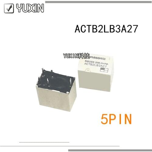 5PCS/Lot 100%New Automotive Relay ACTB2LB3A27 12VDC DC12V 5PIN Close and far light headlight relay