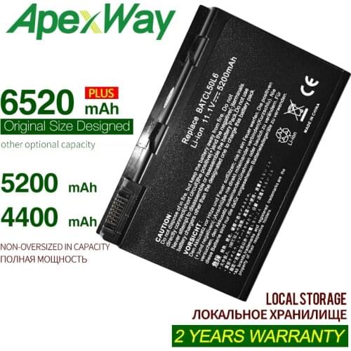 ApexWay Battery For Acer Aspire 3100 3690 5100 5110 5515 5610 5630 5650 5680 9110 9120 9800 9920G BATBL50L4 BATBL50L6 BATCL50L6