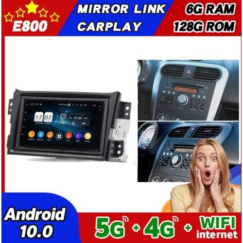 128GB Rom Car Radio Stereo For OPEL Agila 2012 Android 10 Multimedia For SUZUKI Splash Ritz GPS Navigation Carplay Head Unit