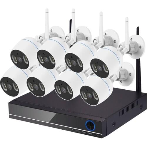 8CH Wireless NVR Kit Waterproof Tuya IP Camera WIFI CCTV Security System 1080P 3MP Video Surveillance Camera Net Video Recorder