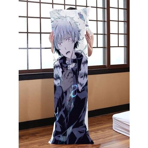 Bungo Stray Dogs Dakimakura Body Pillow Case Genshin Impact Diluc Decorative Cover Home Decoration Pillowcases Printed Long