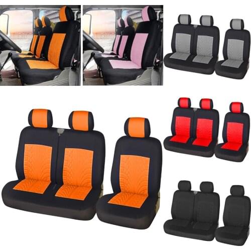 2+1Type Seat Covers Car Seat Cover for Transporter/Van,Universal For Iveco Daily For 2 + 1 Ford Transit For citroen jumpy 2005
