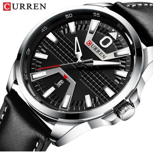 Curren 8379 Men Watches Top Brand Luxury Male Clock Watch Fashion Leather Strap Outdoor Casual Sport Wristwatch