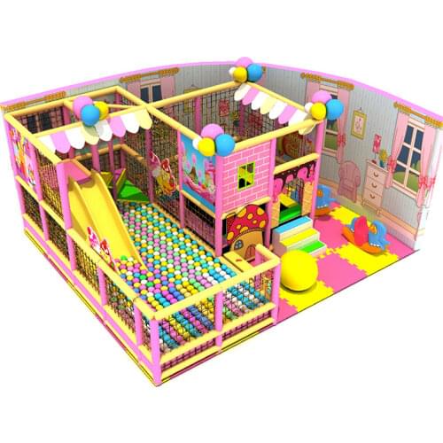 Customized Kids indoor soft naughty castle electric playground structure children maze park with ball pool YLW-IN171051