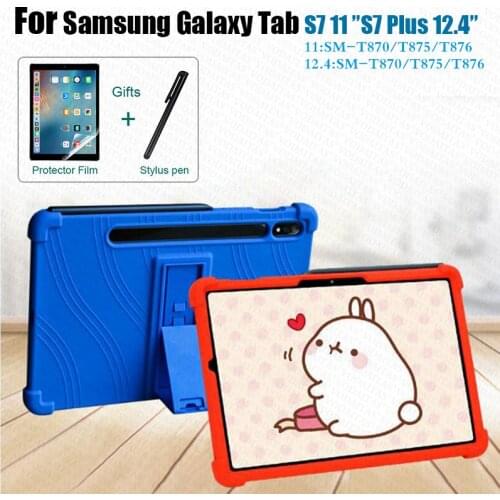 Funda Case For Samsung Galaxy Tab S7 Case 11"2020 SM-T870 T875 Tablet Case For Galaxy Tab S7 Plus 12.4" SM-T970 T975 Cover Case
