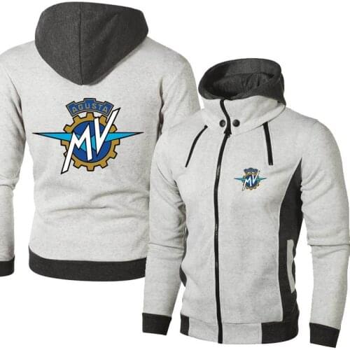 New Spring Autumn MV Agusta Motorcycle Mens Outdoor Casual Male Jackets Warm Hoodies High Quality Harajuku Sweatshirts Outwear