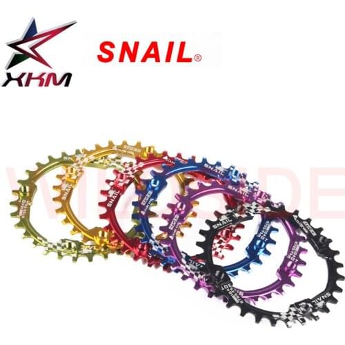 Snail 30T Chainring 104BCD Round Shape Narrow Wide 30T MTB Chainring Bicycle Chainwheel Bike Crankset Plate bike Parts