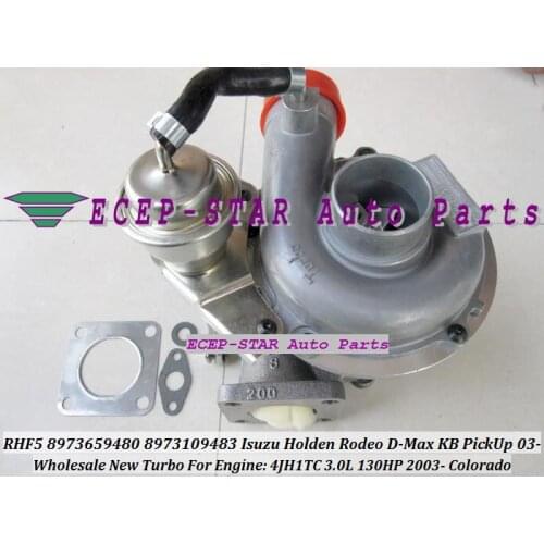 RHF5 8973659480 8973109483 8973544234 VB430093 24123A Turbo For ISUZU For Holden Rodeo D-Max KB PickUp Colorado 03- 4JH1TC 3.0L
