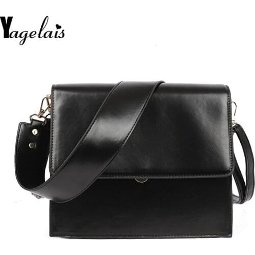 Yagealis Handbag 2019 Fashion New Ladies Square bag High Quality PU Leather New High quality PU Leather Women Handbags