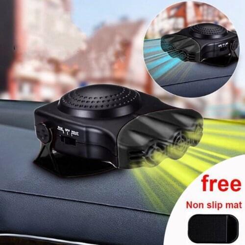 Winter Car Heater Universal 12v Car Interior Heating Cooling Accessories Fan Heater Window Mist Remover Portable Car Heaters