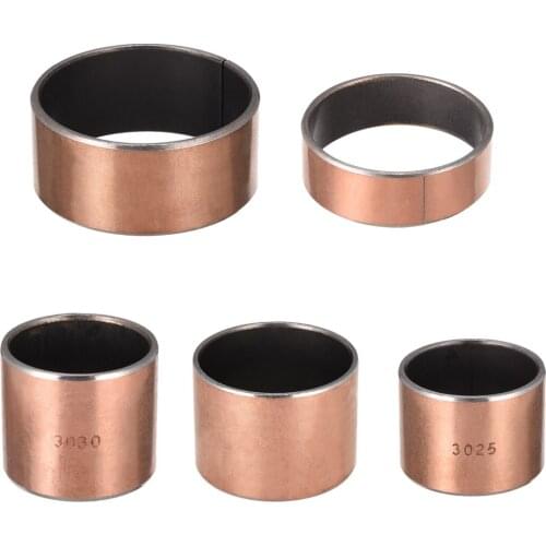 1-6pcs Sleeve Bearing Bushing 30mm 32mm 35mm 40mm 45mm 50mm 55mm 60mm I.D. Wrapped Oilless Self-lubricating Bushings