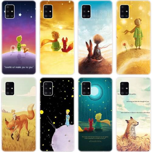 The little prince and the fox Case for Samsung Galaxy A12 A02 A03S A21S A22 A32 A52 A72 A82 S21 Plus FE Ultra M02S M12 Cover