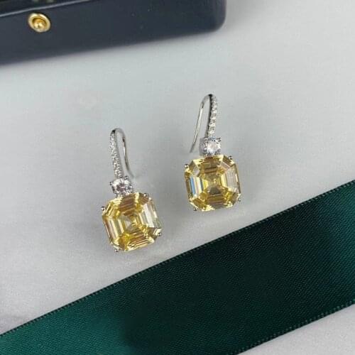 Designer Fashion 925 Sterling Silver Jewelry 3A Cubic Zirconia Party Earring