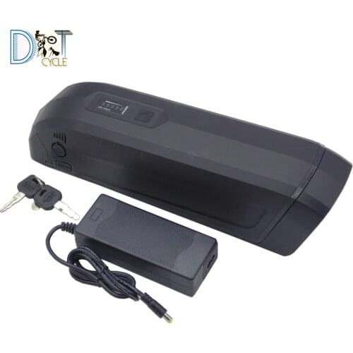 Electric bike down tube HL-2 36V 10Ah 36V 14Ah 48V 10Ah battery pack with capacity display for ebike/fat tire bike with charger