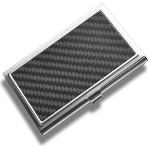 Pocket Stainless Steel & Metal Business Card Holder Case ID Credit Wallet Silver