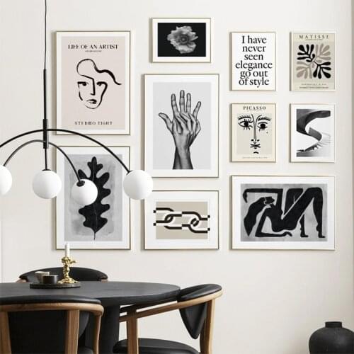 Matisse Picasso Retro Classics Renaissance Abstract Combination Style Canvas Print Painting Poster Wall Picture Art Home Decor